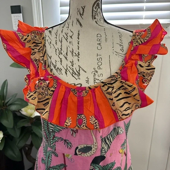 🌺 Cella & Flo Floral Fashion Dress – Size 2 🌺 - Picture 5 of 16